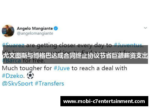 尤文图斯与博格巴达成合同终止协议节省巨额薪资支出 尤文图斯与博格巴达成合同终止协议节省巨额薪资支出